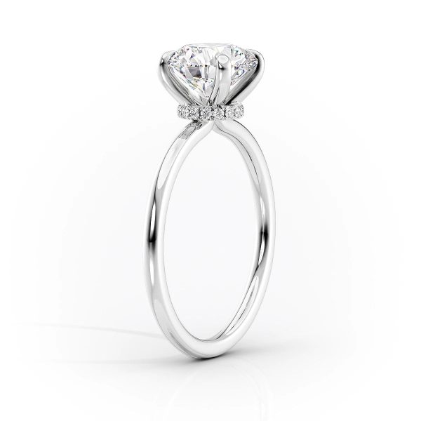 The Nelly Set With A 2.5 Carat Oval Moissanite For Cheap