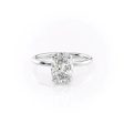 The Nelly Set With A 4.5 Carat Oval Moissanite Discount