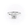 The Nelly Set With A 3 Carat Round Moissanite Sale