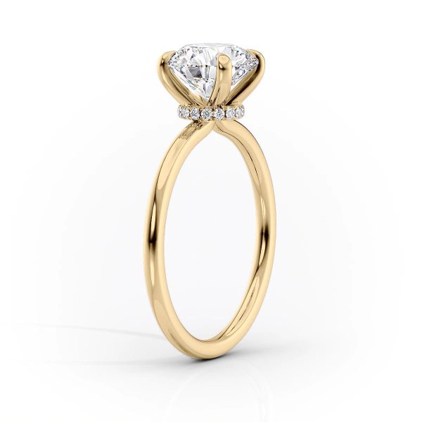 The Nelly Set With A 4 Carat Oval Moissanite For Discount