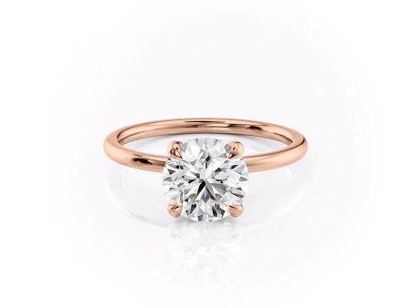 The Nelly Set With A 1.5 Carat Round Moissanite For Discount