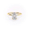 The Nelly Set With A 3.5 Carat Oval Moissanite Online Sale