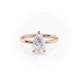 The Nelly Set With A 4 Carat Pear Moissanite Online