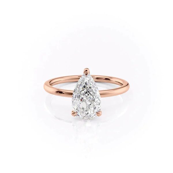 The Nelly Set With A 4 Carat Pear Moissanite Online