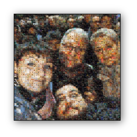 Photo Mosaic Stampa su tela Supply